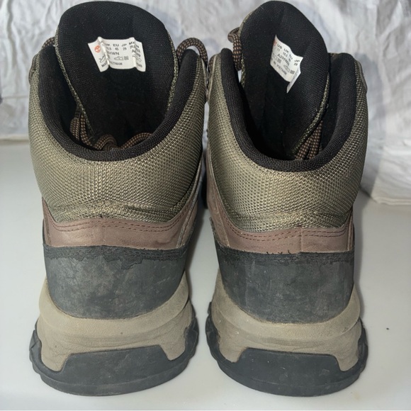 Timberland-Men’s Mid Waterproof Timberdry/Rebotl Hiking Brown Leather Boots Sz11 main image 4